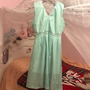Teal Easter dress